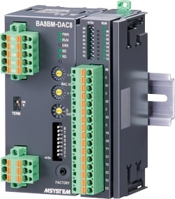 BA8BM-DAC8 	DISCRETE INPUT & RELAY OUTPUT MODULE, 4 points each (BACnet MS/TP)
